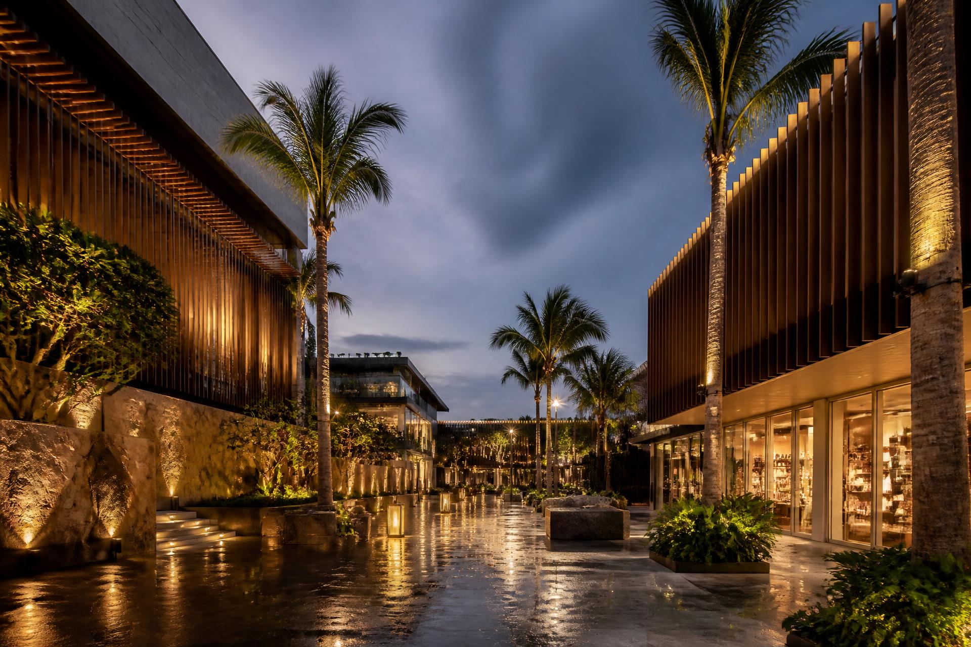Boulevard Gemma Zorzi ao entardecer